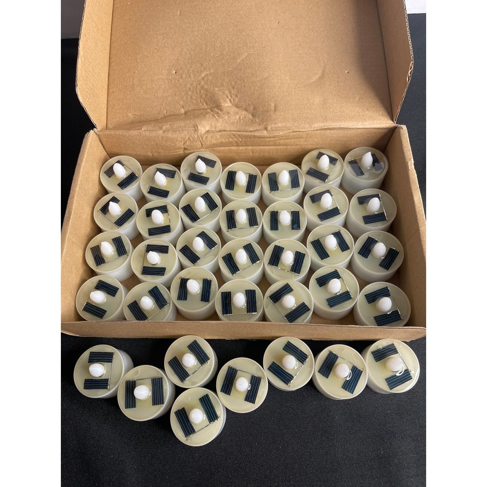 36 Pcs Red Flameless LED Tea Lights Wedding Birthday Party Christmas Decoration